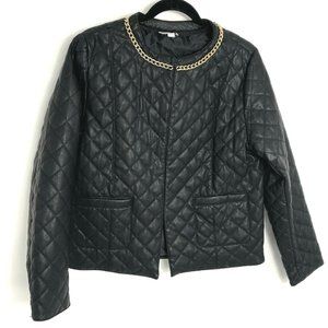 HARLOW ZEE, Women's Unique Dressy Jacket Party Black Jacket Coat Size Xl